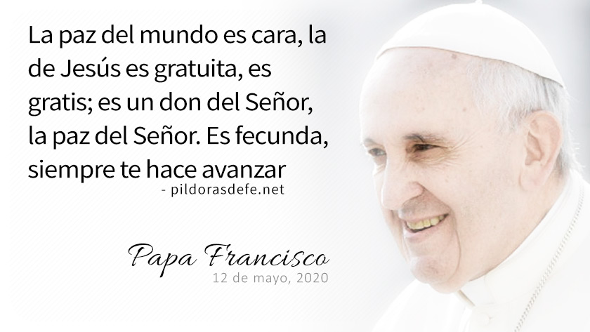 evangelio de hoy martes  mayo  lecturas del dia reflexion papa francisco