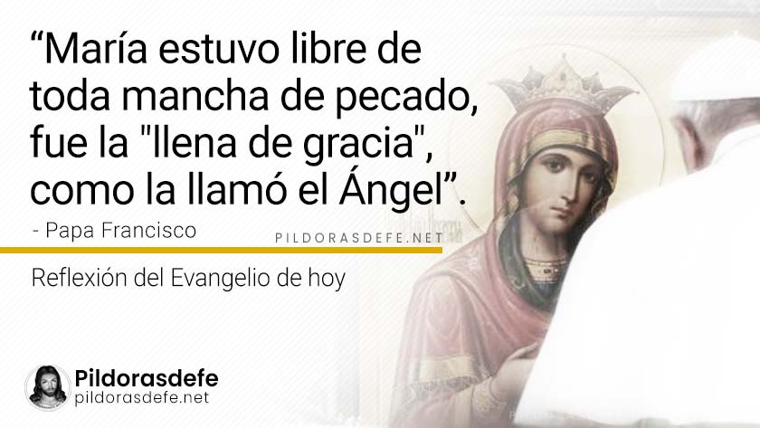 evangelio de hoy miercoles diciembre lecturas reflexion papa francisco palabra diaria
