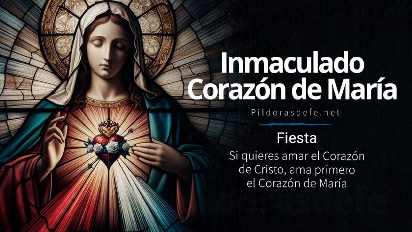 fiesta del inmaculado corazon de la virgen maria