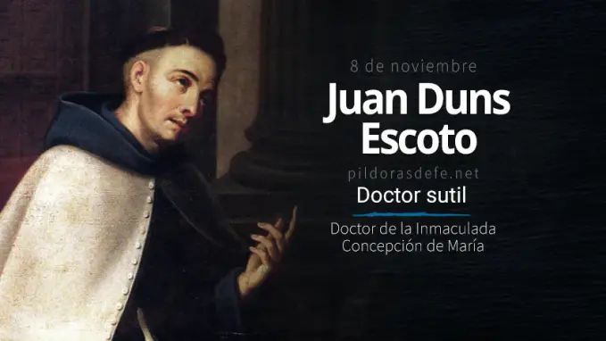 juan duns escoto doctor de la inmaculada concepcion de maria mistico