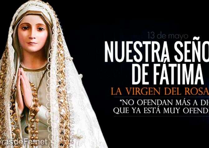 Ashley Furman Gaviota regla Nuestra Señora de Fátima. La Virgen del Rosario