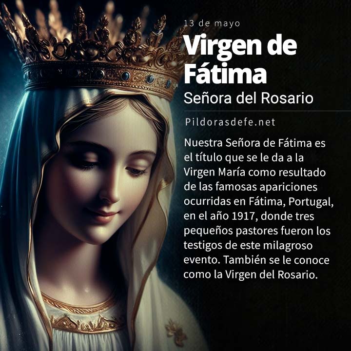 nuestra senora de fatima virgen del rosario historia