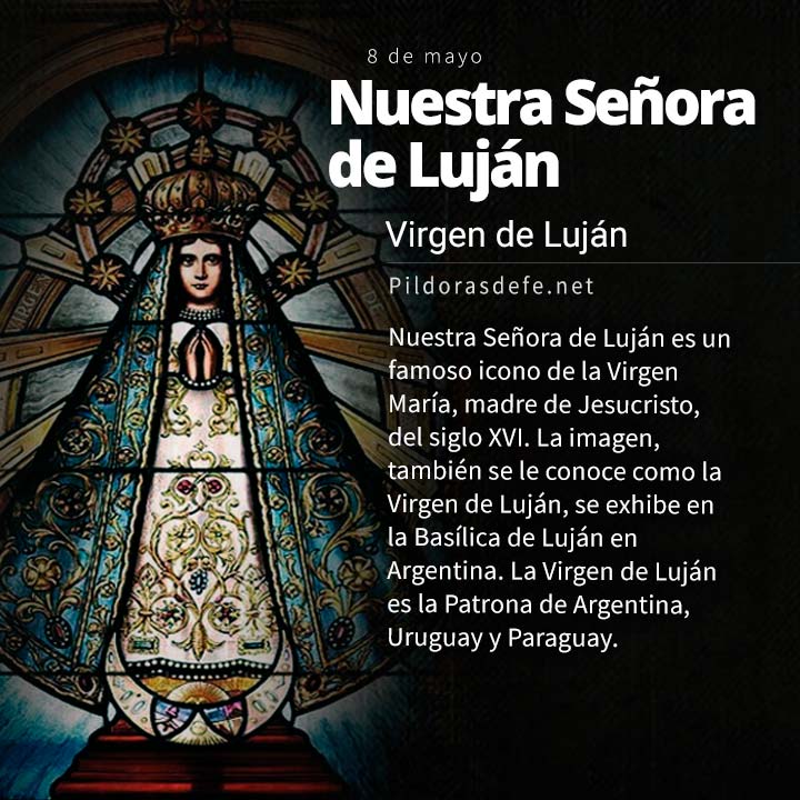 nuestra senora de lujan patronade argentina paraguay uruguay historia