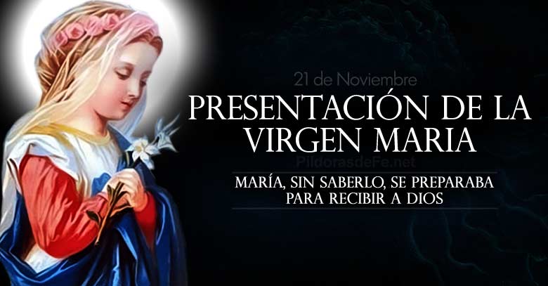 presentacion de la bienaventurada virgen maria al templo