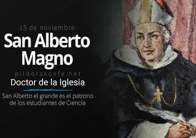 San Alberto Magno, Doctor de la Iglesia: Patrono de las Ciencias