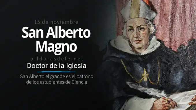 san alberto magno el grande doctor de la iglesia patrono de los estudiantes de ciencias naturales