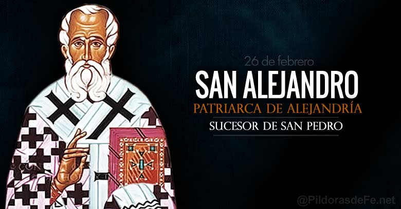 san alejandro patriarca de alejandria sucesor de san pedro