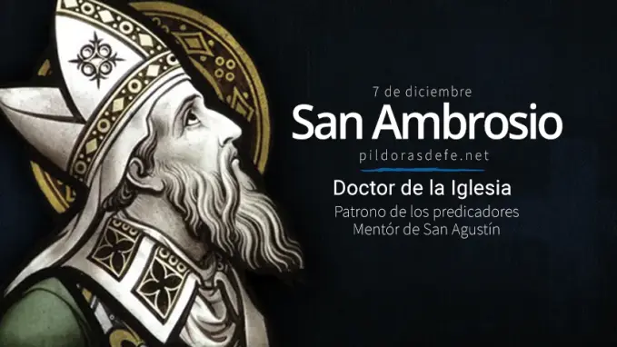 san ambrosio de milan doctor de la iglesia patrono de predicadores mentor de san agustin