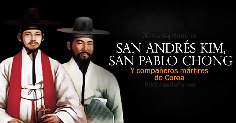 san andres kim san pablo chong companeros martires de corea