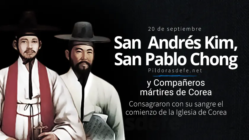 san andres kim san pablo chong y los companeros martires de corea