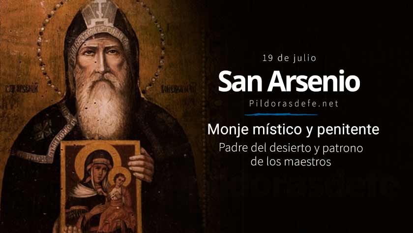 san arsenio el grande monje eremita penitente patrono de los maestros padre del desierto