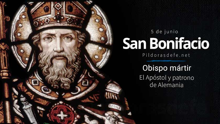 san bonifacio obispo de mainz martir arzobispo apostol de alemania