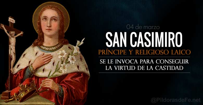 san casimiro de polonia abogado contra tentaciones de la carne virtud de castidad