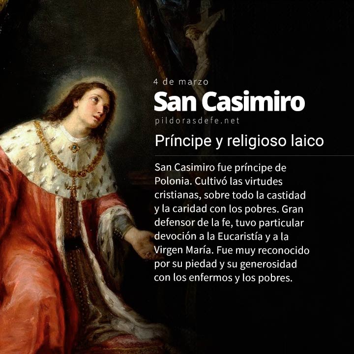 San Casimiro de Polonia, Príncipe y religioso laico