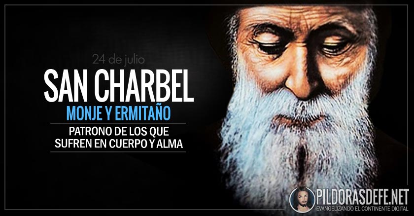 san charbel monje patrono de los que sufren en cuerpo y alma