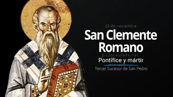 san clemente romano papa pontifice tercer sucesor de san pedro de roma