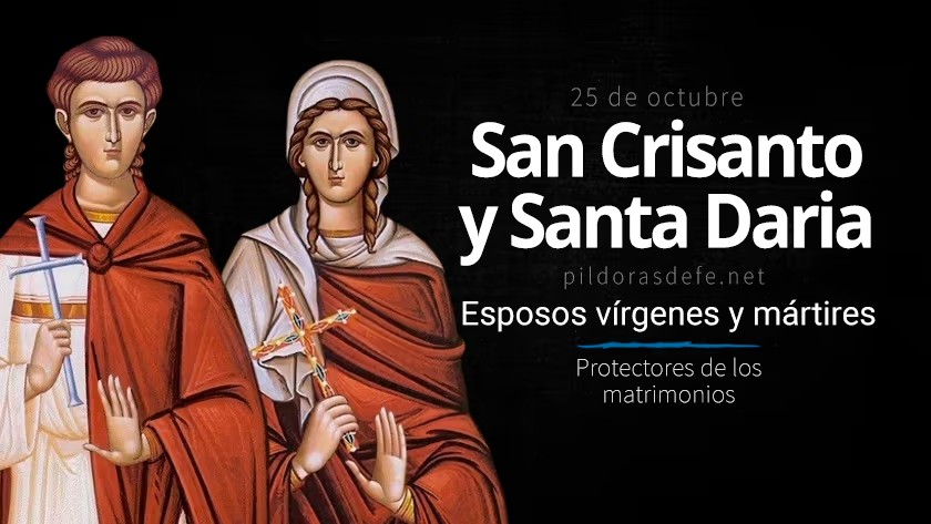 san crisanto y santa daria esposos martires protectores de los matrimonios