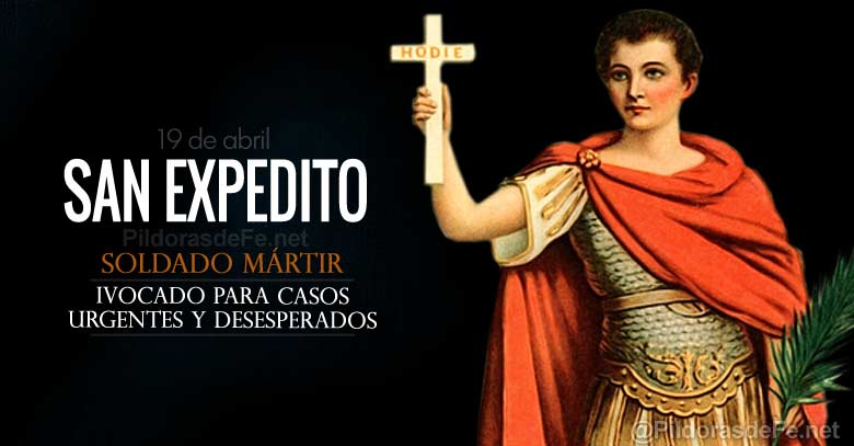 san expedito soldado martir invocado para casos urgentes y desperados