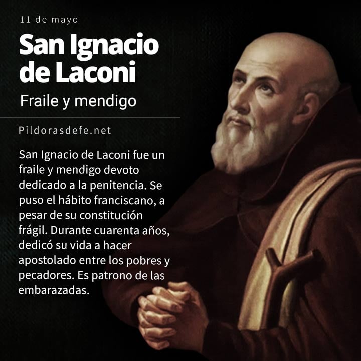 San Ignacio de Laconi. Fraile y mendigo. Patrono de las embarazadas