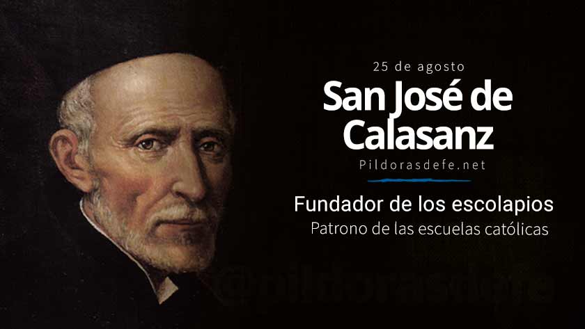 san jose de calasanz sacerdote fundador de los escolapios educador biografia