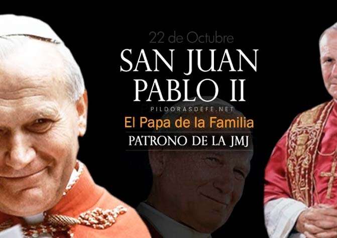 San Juan Pablo II. El Papa de la Familia. Patrono de las JMJ