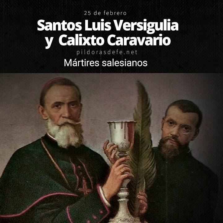 Los Santos mártires salesianos, Luis Versiglia y Calixto Caravario