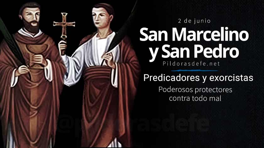 san marcelino san pedro santos martires sacerdote exorcista biografia