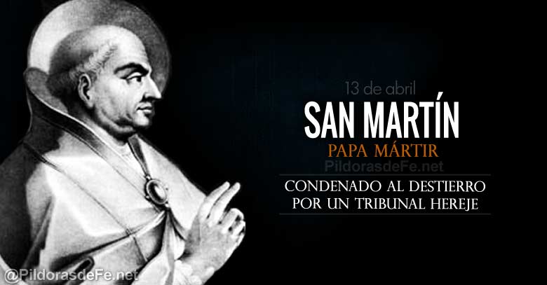 san martin papa martir que sufrio el destierro