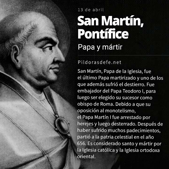 san martir papa martir que sufrio destierro biografia