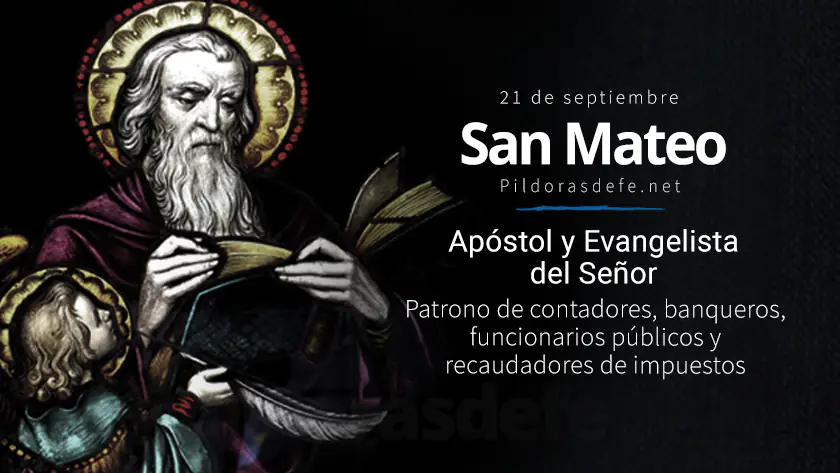 san mateo evangelista y apostol del senor