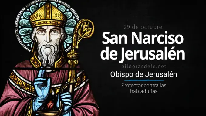 san narciso de jerusalen protector contra habladurias