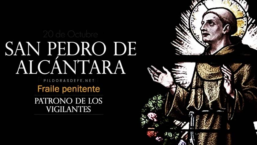 san pedro de alcantara monje fraile penitente biografia vida