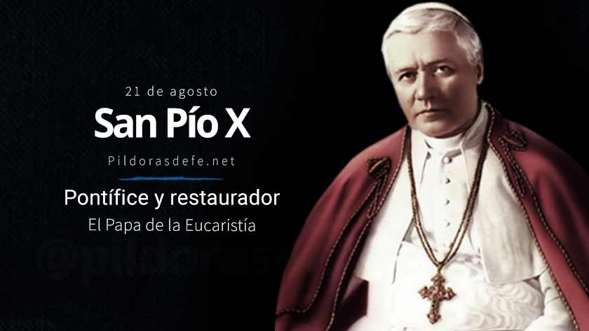 san pio x pontifice el papa de la eucaristia biografia vida