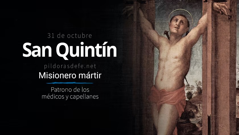 san quintin misionero martir patrono de los medicos y capellanes