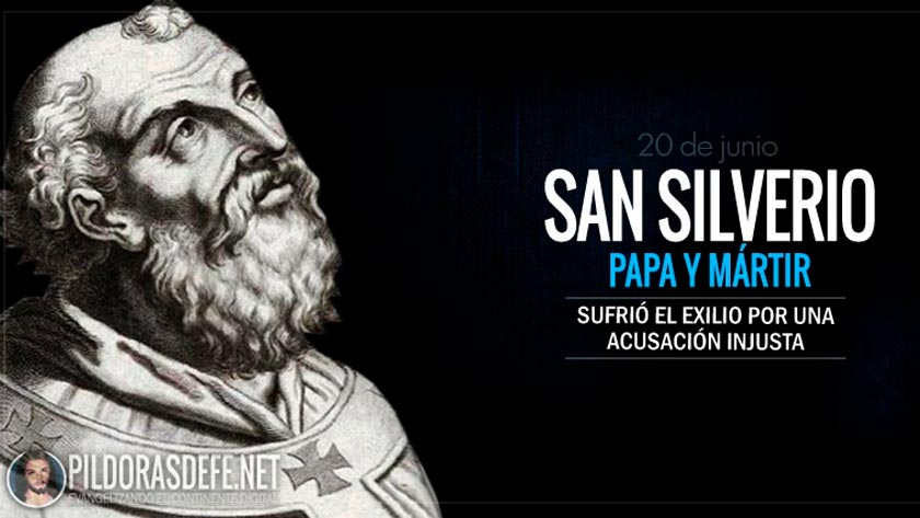 san silverio papa sumo pontifice martir del exilio biografia