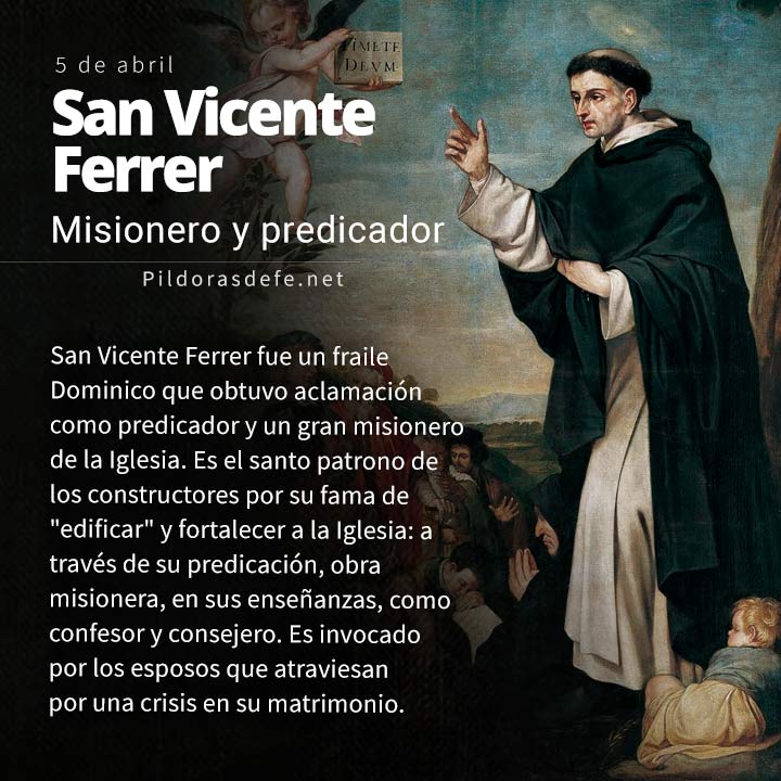 San Vicent Ferrer, Misionero y predicador
