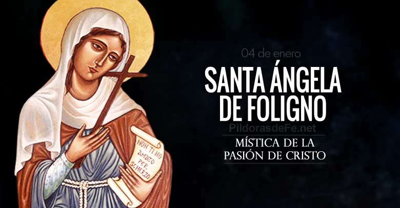 santa angela de foligno mistica de la pasion de cristo