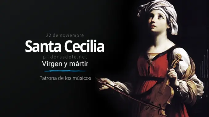 santa cecilia virgen martir patrona de los musicos