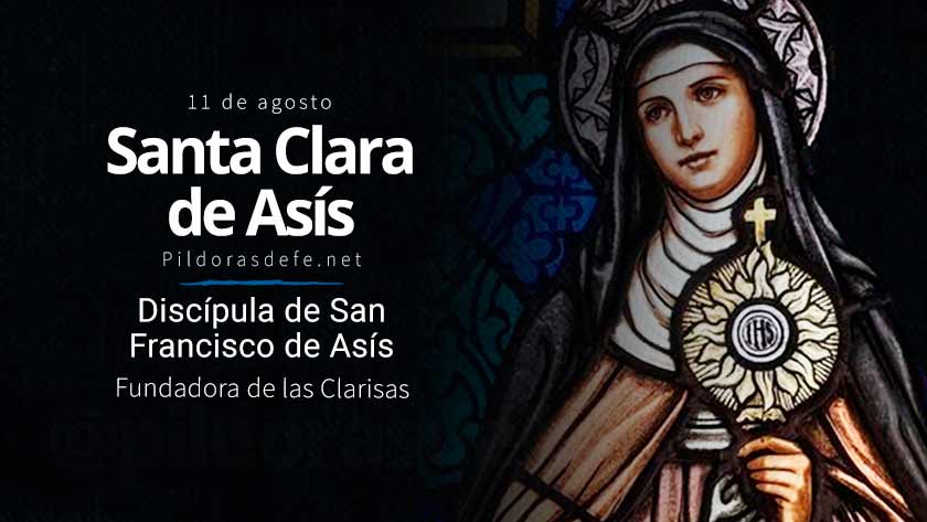 santa clara de asis discipula de san francisco religiosa fundadora clarisas biografia