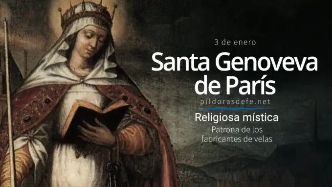 santa genoveva de paris virgen patrona de los fabricantes de velas