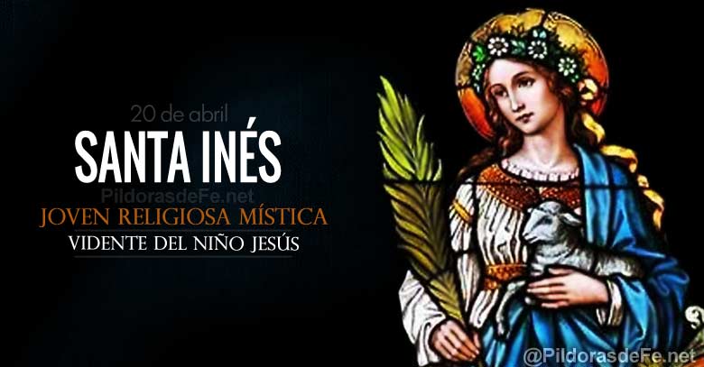 santa ines de montepulciano religiosa mistica vidente del nino jesus
