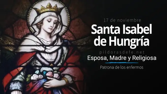 santa isabel de hungria princesa esposa madre religiosa patrona de los enfermos