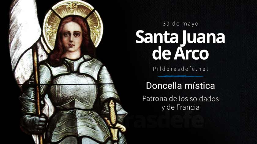 santa juana de arco doncella de orleans joven mistica patrona de francia