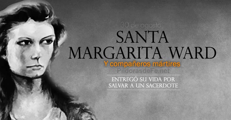 santa margarita ward esposa valiente martir dio su vida por salvar un sacerdote