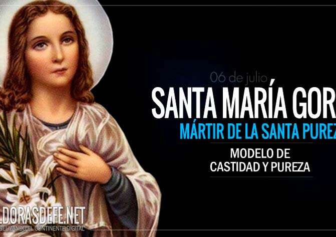 Santa María Goretti. Virgen. La dulce mártir de la santa pureza.