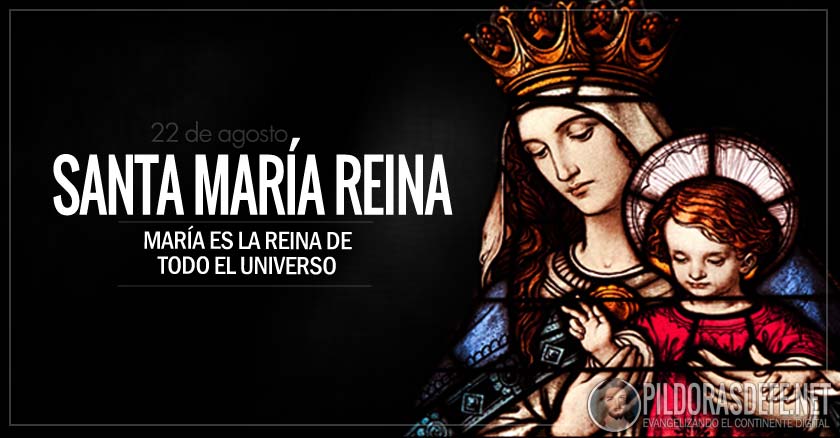 Santa María Virgen. Reina del universo. Fiesta