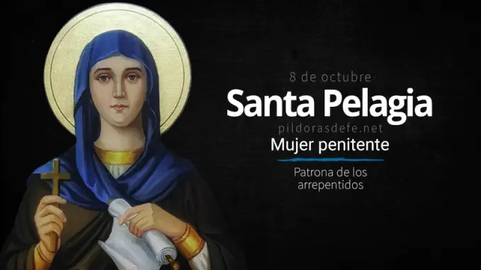 santa pelagia penitente patrona de los arrepentidos