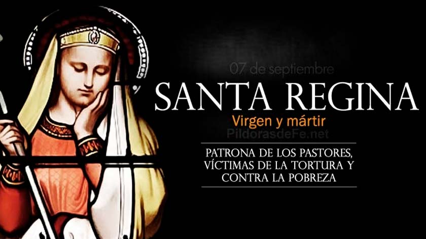 santa regina de alesia virgen martir patrona de victimas contra la tortura