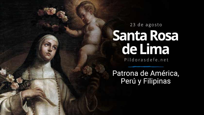 santa rosa de lima patrona de las americas religiosa mistica