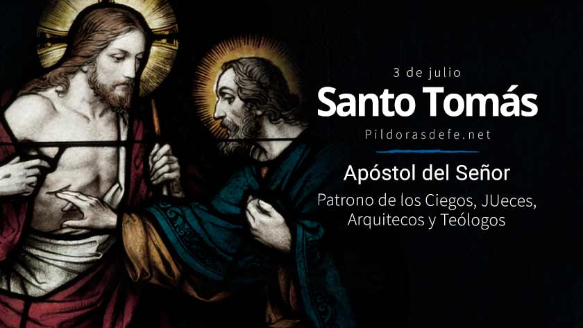 santo tomas apostol del senor jesus biografia vida